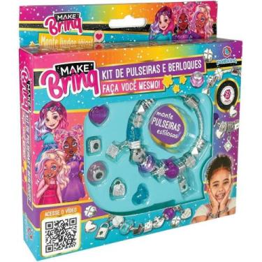 Imagem de Bijuteria e Micanga Make BRINQ Pulseira e Berloque KIT