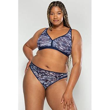 Imagem de Smart & Sexy Sutiã feminino de malha transparente, Fantasia fluida, G