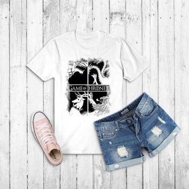 Imagem de Tshirt Série - HBO Game of Thrones- Camiseta - Baby look  Unissex, GG 