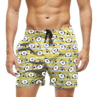 Imagem de Short Praia Shorts Banho Bermuda Verão Baby Bear 1665, P Feminino