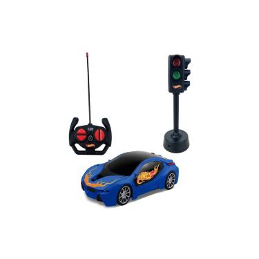 Imagem de Carrinho Controle Remoto Hot Wheels Luzes De Corrida - Multikids BR2447