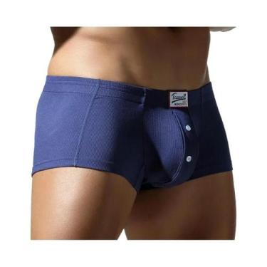 Imagem de Cuecas Masculinas Slim Fit Em Algodão Sintético De Alta Elasticidade C