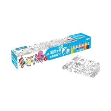 Imagem de Rolo De Papel Para Colorir Montessori Para Crianças, Brinquedo Educaci