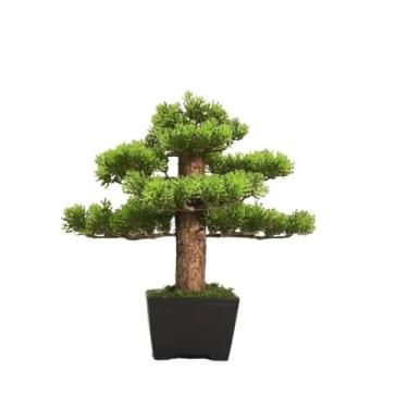 Imagem de Plantas falsas simulando plantas artificiais bonsai decoração de estudo interno, sala de estar, decoração macia para casa