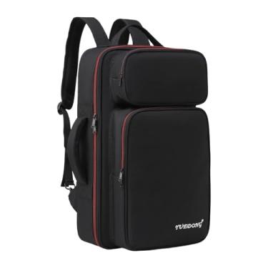 Imagem de menolana Bolsa organizadora para pedais de efeitos de guitarra, multiefeitos, profissional, para shows e viagens, L