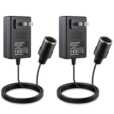 Imagem de Conversor 110V CA para CC 12V 3A 36W, adaptador de isqueiro para tomada de parede 110-240V, adaptador de fonte de alimentação de carro doméstico para ventilador de carro e dispositivos de baixa