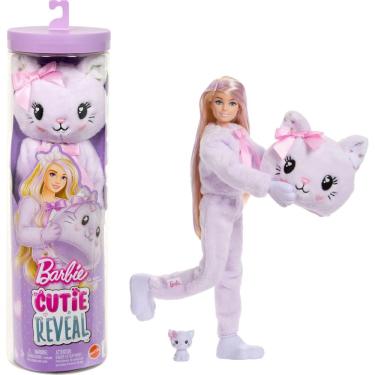 Imagem de Boneca Barbie Cutie Reveal Série Fofinha com 10 Surpresas