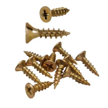 Imagem de 12 Parafusos Chipboard Para Corrediça E Dobradiça 4.0X16Mm