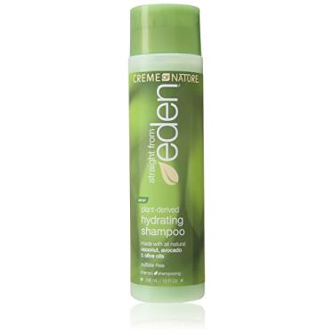 Imagem de Creme of Nature Straight from Eden Plant Shampoo hidratante derivado de plantas, 300 ml