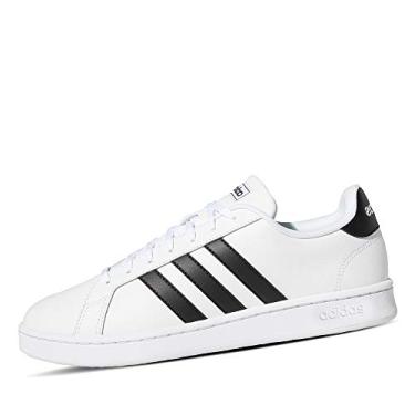 Imagem de adidas Grand Court, tênis masculino, FTWWHT/CBLACK/FTWWHT, tamanho 41, Branco, 42 BR