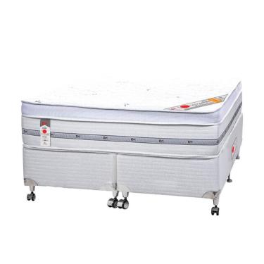 Imagem de Cama Box + Colchão Castor Queen Niponpedic One Face Pocket 158x198x60cm