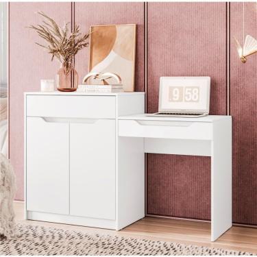 Imagem de Penteadeira Evelyn Branco Fosco Liso