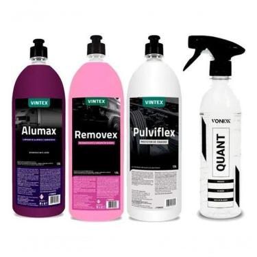 Imagem de Kit Limpeza Alumax Removex Pulviflex 1,5l Vonixx Diluidor