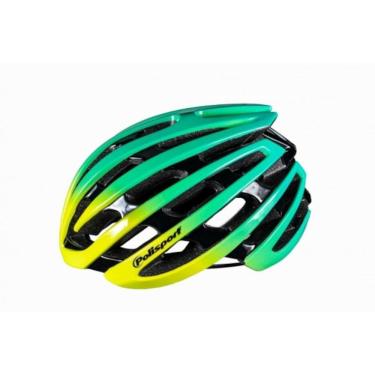 Imagem de Capacete Ciclismo Polisport Light Road Amarelo Degrade M