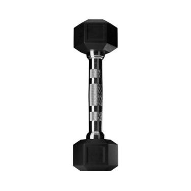 Imagem de Halter Sextavado Rubber Kikos Pro 10kg