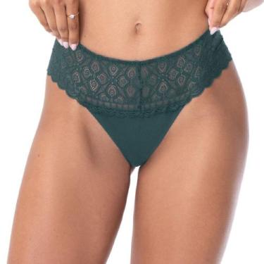 Imagem de Calcinha Fio Duplo com Renda Midnight Zee Rucci, G