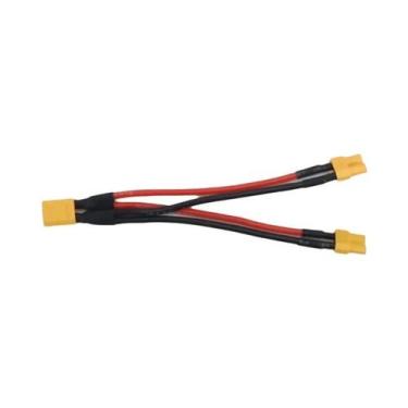 Imagem de Cabo Paralelo XT30 Fêmea-Macho De 10CM 16AWG Para Carregador De Bateri