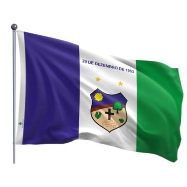 Imagem de Bandeira do Município de Santa Cruz do Capibaribe Uma Face Estampada T