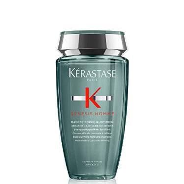Imagem de Kérastase Shampoo Genesis Homme Bain de Force Quotidien, Cabelos com queda, Prevenção da queda, Creatina, Raiz de gengibre, 250 ml