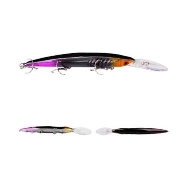 Imagem de Isca De Pesca Flutuante pro BEROS De 15cm E 13g, Isca Dura Wobbler Jig