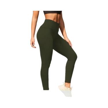 Imagem de Leggings Femininas De Cintura Alta Com Controle De Abdômen, Super Maci