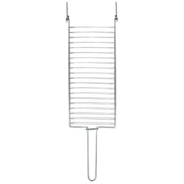 Imagem de Kit Preparo Churrasco 4Pcs Churrasqueira Grelha Espeto 55Cm - MOR