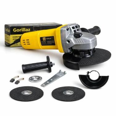 Imagem de Esmerilhadeira Angular SW5 Amarela 4 1/2 780W C/ 2 Discos 110V Gorilla