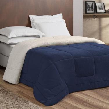 Imagem de Coberdrom Edredom Casal Queen Size Chamego Manta e Sherpa Pele de Cane