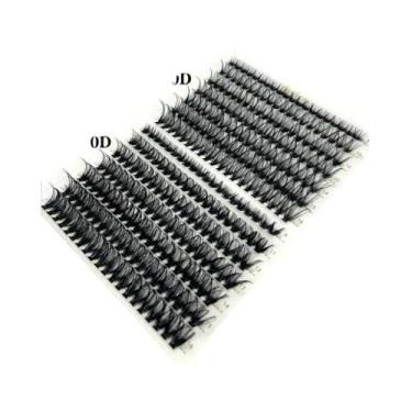 Imagem de Cílios Postiços De Volume 3D Russos Em Cacho, De Visón Natural Macio, 