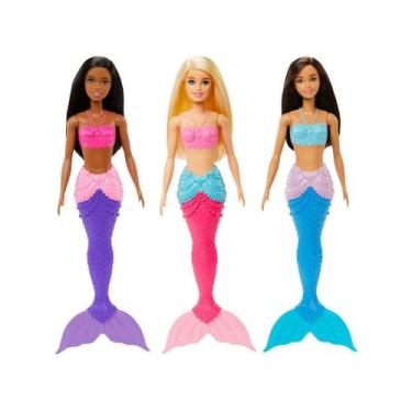 Imagem de Barbie Dreamtopia - Sereia Cauda Rosa - Mattel, Fantasia