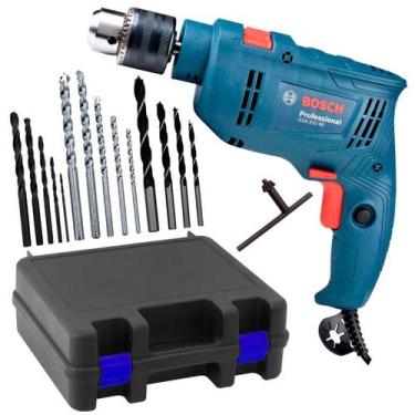 Imagem de Furadeira de Impacto 1/2 POL 550W GSB 550 RE com Reversão e Kit 14 Bro