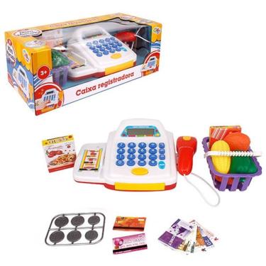 Imagem de Caixa Registradora Infantil - Wellkids - Branco