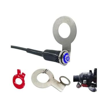 Imagem de Interruptor De Guidão LED À Prova d'Água Para Motocicleta, Liga/Deslig