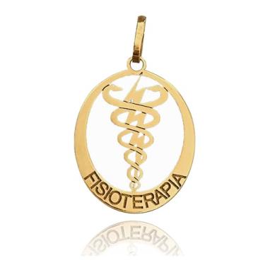Imagem de Pingente Fisioterapia 17mm Ouro 18k C/Estojo