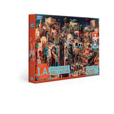 Imagem de Quebra-Cabeca 500 Pecas - Civilizacao Selvagem TOYSTER