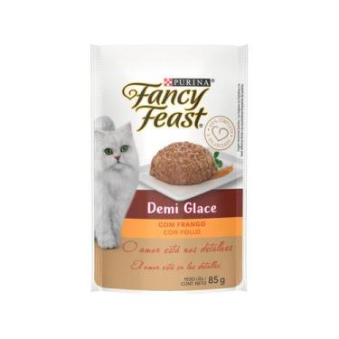 Imagem de Ração Úmida Fancy Feast Demi Glace para Gatos Sabor Frango 85g - Nestl