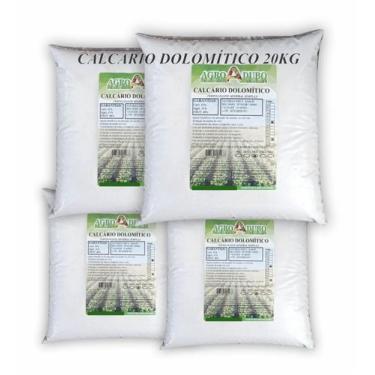 Imagem de Fertilizante Calcario Dolomitico Pacote 20 Kg Prt 86% Adubo - AGROADUB