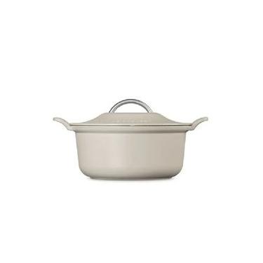 Imagem de PANELA REDONDA LE CREUSET MODERN 26CM HERITAGE EM FERRO FUNDIDO MERINGUE 21700267164430