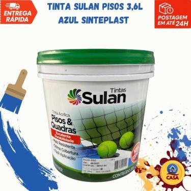Imagem de Tinta Sulan Pisos 3,6l Azul Sinteplast - Sulan Tintas