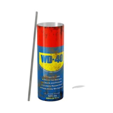 Imagem de Copo Térmico De Aço Inoxidável 20oz Reutilizável Com Estampa WD40 Para