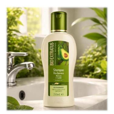 Imagem de Shampoo Bio Extratus Pós-química Abacate 250ml - Bioextratus