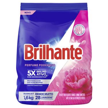 Imagem de Lava-Roupas Pó Brilhante Perfume Poderoso 1,6kg