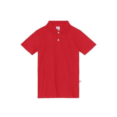Imagem de Camisa polo infantil menino em meia malha Brandili