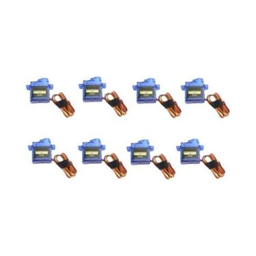 Imagem de Micro Servo Motor SG90 9G Durável 1/3/8 PCS Para Helicóptero RC, Avião