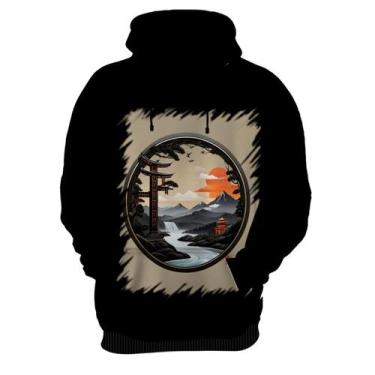 Imagem de Blusa de Frio Paisagem Oriental Portão Torii 1 - Kasubeck Store, G