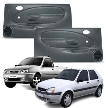 Imagem de Forro porta dianteira fiesta courier 03-08 2p manual c/ tela - FORMIPL