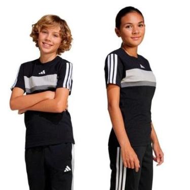 Imagem de Camiseta Adidas M/C Algodao 3 listras Essential Masculino Infantil-Masculino