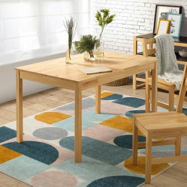 Imagem de Mesa de Jantar 4 Lugares Madeira Maciça Mandacaru Yescasa