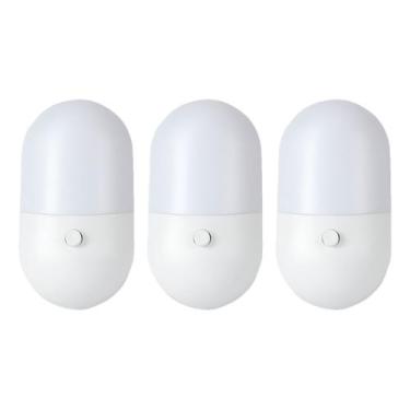 Imagem de Kit 3 Luminária Abajur Infantil Bivolt Luz Quente Fria Led - Caetano, 