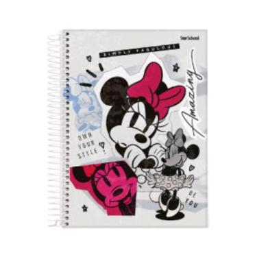 Imagem de Caderno 1 Matéria Espiral Capa Dura Disney Minnie 80 Folhas - Jandaia